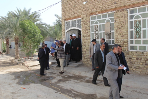 رئیس سازمان حج از مواکب در حال ساخت در مسیر پیاده روی زائران اربعین بازدید کرد