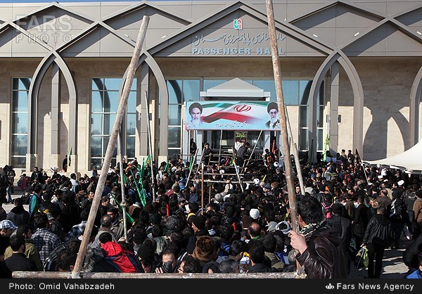 تجمع زائران اربعین و اختلال در مرز ایران و عراق