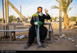 تصاویری از زائران در پیاده روی نجف به کربلا