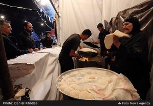 زائران حسینی در مرز شلمچه
