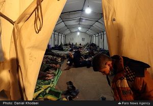 زائران حسینی در مرز شلمچه