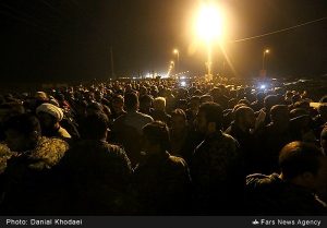 زائران حسینی در مرز شلمچه