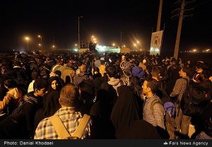زائران حسینی در مرز شلمچه