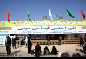 زائران اربعین در مرز مهران