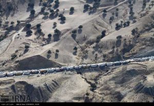 ترافیک منتهی به مهران سنگین است