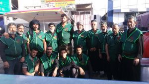 پذیرایی ناشنوایان از زوار حسینی
