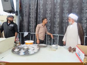 موکب شیخ العمری پذیرای زائران اربعین