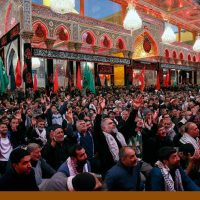 عزاداری زائران ایرانی در قالب موكب امام رضا