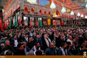 عزاداری زائران ایرانی در قالب موکب امام رضا