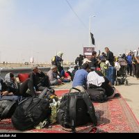خروج زائران اربعین حسینی از مرز شلمچه