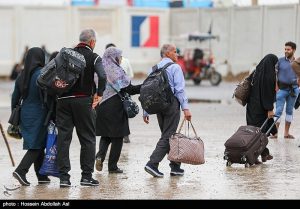 آغاز موج نخست بازگشت زائران اربعین حسینی به کشور-تصاویر مرز شلمچه
