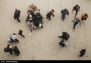 پیاده روی اربعین حسینی - تصاویر مسیر های منتهی به کربلا تصویر: حامد ملک‌پور