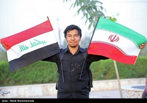 حضور زوار کشورهای مختلف در راهپیمایی اربعین تصویر: مهدی شامحمدی